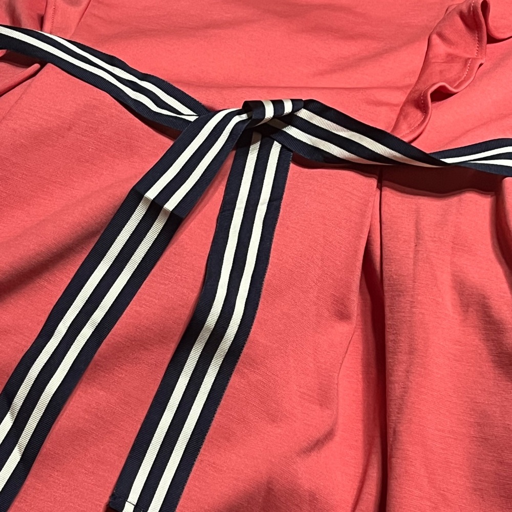 Polo Ralph Lauren Girls dress Coral Belted NWT - Picture 4 of 9